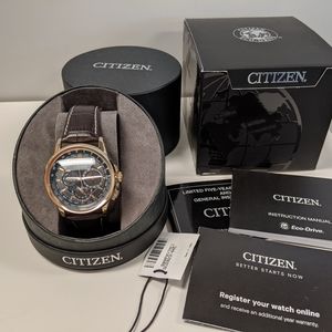 Citizen Calendrier Men's watch gold/brown